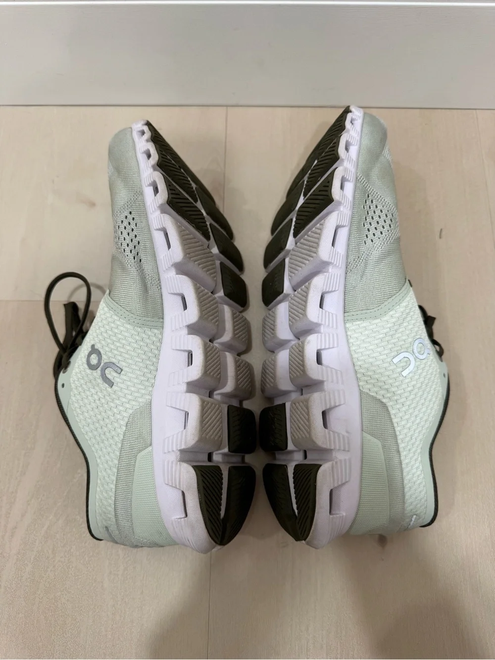 On Running X Cloud 2 Men's Shoe Aloe/White Green Men's 9.5